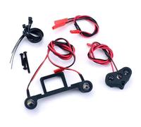 RC Luce Faro Anteriore Per Traxxas Per Rustler 4x4 Per Vxl Xl-5 1/10 Fari Anteriori Posteriori Sistema Illuminazione Supporto Con Cavo Ricambi Auto RC