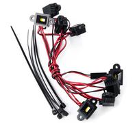 RC Luce Faro Anteriore Per Traxxas Per TRX4 Per TRX6 1/10 4 8 10 Telaio Ruota Sopracciglio Luce RC Auto Aggiornamento Decorazione Parti(8pcs)
