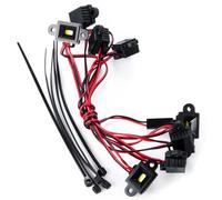 RC Luce Faro Anteriore Per Traxxas Per TRX4 Per TRX6 1/10 Kit Luci Telaio Passaruota Con Sopracciglia Parti Aggiornamento Auto Cingolate RC(8pcs)