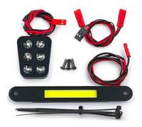 RC Luce Faro Anteriore Per Xrt 8s 4s 4wd 1/6 Kit Fari Anteriori Fanali Posteriori Plug Play Barra Luminosa Faretti Upgrade Sostituisci Parti Decorative(COB)