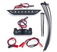 RC Luce Rotonda Con Kit Per VXL, XL-5 Per SLASH 2wd 4x4 1/10 rc cars Upgrade Parts Luci Anteriori E Posteriori Faretti Lampada Barra DC 6-8.4v Lamp