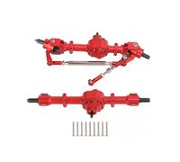 RC Metal Bridge Set Aluminum Alloy Red High Strength Remote Control Car Parts Accessories