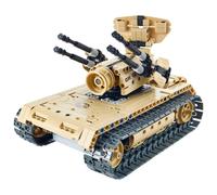 RC militare Bausteinpanzer con telecomando Bausteinfahrzeug Module Modelli