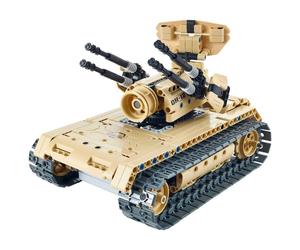 RC militare Bausteinpanzer con telecomando Bausteinfahrzeug Module Modelli
