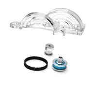 RC Modelli Accessori Compatibile Con Tamiya Per TT-02 Per TT02 1/10 RC Auto Parti Upgrade Copertura Ingranaggio Plastica Trasmissione Cinghia 16T 32T Ingranaggi Basso Rumore