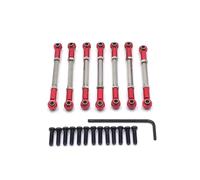 RC Modelli Accessori Compatibile Con WLtoys 1/10 Auto Radiocomandata Upgrade Parti Collegamenti Sterzo Anteriore Posteriore Regolabili Metallo 104001 104002
