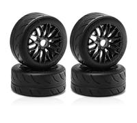 RC Modelli Parti Gomma Del Pneumatico Della Gomma 4 Pezzi 100x42mm 17mm Esagonale Per Arrma Per Infraction Per Felony Per Limitless 1/7 RC Auto Parti Accessori(Black)