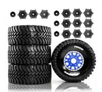 RC Modelli Parti Gomma Della Gomma 4Pz 135mm 12-14-17mm Hex Per Arrma Per Mojave Per Traxxas Per UDR 1/7-1/8 RC Per Desert Short Course Truck Auto Aggiornamenti Parti(Blue)