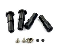 RC Modelli Parti Per D12 1/10 RC Auto Aggiornamenti Parti Metallo 5mm Mozzo Della Ruota Anteriore Adattatore Esagonale Combinatore E Albero Dell'Asse Posteriore
