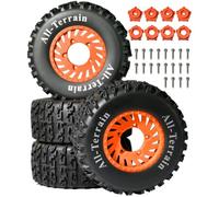 RC Modelli Parti Ruote In Gomma 12-17mm Esagonale Per Arrma Trxs Per Slash Per HPI Per VKAR Per Redcat Per HSP 1/8-1/10 RC Short Course Truck Auto Aggiornamenti Parti