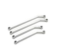 RC Modelli Pezzi Per FMS FCX24M Per Tacoma 1/24 RC Metallico 4WD Auto Telecomando Anteriore Posteriore Inferiore Bielle Componenti Accessori(Silver)
