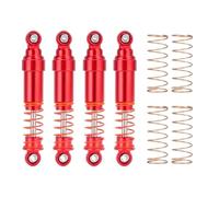 RC Modelli Pezzi Per Trx4m Per Bronco Per Defender 1/18 Rc Auto 2 Pezzi Alluminio Cnc 52 Millimetri Big Bore Ammortizzatori Con Olio Riempito Fai Da Te Parti Aggiornamento(Red,4pcs)