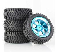 RC Modelli Pezzi Per Wltoys 144001 Per Scx10 Per Traxxas Per Trx-4 Per Tamiya 1/12 1/14 1/10 RC Auto 75mm Off Road Per Buggy Pneumatici 12mm Mozzi Esagonali Aggiornamento(Blue 3)