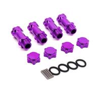RC Modelli Ricambi Per HSP 89108 1/8 1 Set Di Esagoni Per Ruote Da 17 Mm Adattatore Montaggio Migliorato Più Lungo 30 Coprimozzo Per Scala Pezzi Ricambio Per Monster Truck(PURPLE)