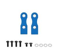 RC Modelli Ricambi Per Tamiya Per TT02 XV01 TB03 2 Pezzi CNC In Alluminio Supporto Servo RC Staffa Di Aggiornamento Modifiche Accessori(Blue)