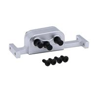 Rc Modifiche Parti Per 1/10 Underdrive 30% Scatola Trasferimento In Alluminio Larghezza 70mm Con Albero Da 5mm RC Crawler Parti Aggiornamento Del Telaio Per LCG(Silver)