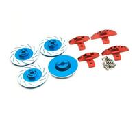 Rc Modifiche Parti Per 3Racing Per Sakura D4 Per AWD RWD 1/10 Cerchio In Lega Alluminio Disco Freno Scatola Adattatore Esagonale 12mm RC Drift Parti Auto Per Corsa(Blue)