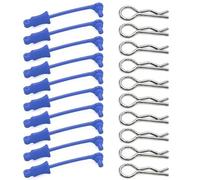 Rc Modifiche Parti Per Arrma 1/7 1/8 Carrozzeria Colonna Supporto Perni R Elastici Piegati 10 Pezzi Clip Di Fissaggio Carrozzeria Parti Aggiornamento RC Car(Blue)