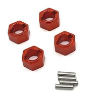 Rc Modifiche Parti Per FMS Per FCX24 Serie Completa Watcher Adventurer Rosso Per Rabbit Xiaoqi 1/18 1/24 RC Auto Ricambi Aggiornamento In Metallo Adattatore Da 7 Mm(Red)