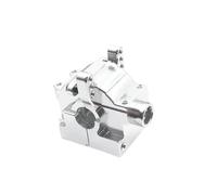Rc Modifiche Parti Per JLB 1/10 J3 Metallo Accessori Di Aggiornamento Modifica Anteriore E Posteriore Cambio A Quattro Ruote Motrici Grandi Piedi RC Auto Parti Di Ricambio(Silver)