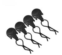 Rc Modifiche Parti Per Losi Per Arrma Per Axial Per Redcat Per HPI Per HSP 1/8/10/16 10 Clip Universali Corpo RC Con Linguette R Pin Neri O Bianchi(Black 1 8)