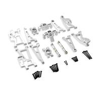Rc Modifiche Parti Per MJX Per Hyper Go 14209 14210 H14BM 1/14 Set Parti Vulnerabili Accessori Aggiornamento Auto Rc Ricambi Auto Telecomandate Aggiornamento In Metallo(Silver)