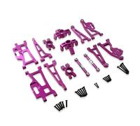 Rc Modifiche Parti Per MJX Per Hyper Go 14209 14210 H14BM 1/14 Set Parti Vulnerabili Accessori Aggiornamento Auto Rc Ricambi Auto Telecomandate Aggiornamento In Metallo(Purple)