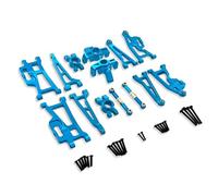 Rc Modifiche Parti Per MJX Per Hyper Go 14209 14210 H14BM 1/14 Set Parti Vulnerabili Accessori Aggiornamento Auto Rc Ricambi Auto Telecomandate Aggiornamento In Metallo(Blue)