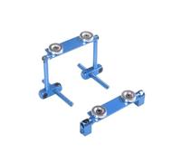 Rc Modifiche Parti Per Tamiya Per HSP 94123 94122 416 417 RC Drift Per Sakura XI CS Per Redcat 1/10 Lega Di Alluminio Magnete Montanti Carrozzeria Invisibili Supporto Regolabile(Blue)