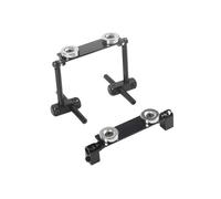 Rc Modifiche Parti Per Tamiya Per HSP 94123 94122 416 417 RC Drift Per Sakura XI CS Per Redcat 1/10 Lega Di Alluminio Magnete Montanti Carrozzeria Invisibili Supporto Regolabile(Black)