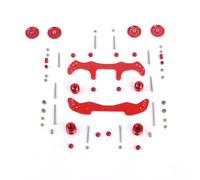 Rc Modifiche Parti Per Tamiya Per Mini 4WD 1 Set Di Aggiornamento Telaio MA/AR Compreso Kit FRP/rulli/ammortizzatore Modelli Di Auto Adatti(Red)