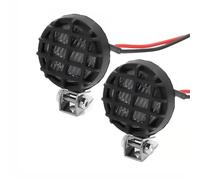 Rc Modifiche Parti Per Traxxas Per TRX4 Per TRX6 Per Axial Per SCX10 III YK4082 Per Tamiya CC01 1/10 Fari Anteriori Rotondi Da Tetto Con Staffa RC(Size E)