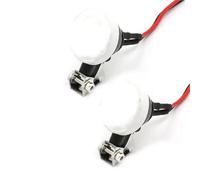 Rc Modifiche Parti Per Traxxas Per TRX4 Per TRX6 Per Axial Per SCX10 III YK4082 Per Tamiya CC01 1/10 Fari Anteriori Rotondi Da Tetto Con Staffa RC(Size A)