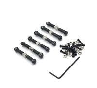 Rc Modifiche Parti Per WLtoys 184011 A949 A959 A969 A979 K929 RC Car Part Remote Control Accessories Metal Upgrade Retrofit Adjustable Pull Rod(Black)