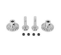 Rc Modifiche Parti Per WPL C14 C24 B14 B24 B16 B36 Per MN D90 D99 Per MN99S Anteriore In Acciaio Asse Posteriore Ingranaggio Albero Di Trasmissione RC Auto Aggiornamenti Parti(Silver,4pcs)