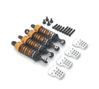 Rc Modifiche Parti Per WPL Per MN Per Henglong C14 C24 Per MN D90 D91 4x4 1/16 1/12 Per Tipo Riempito D'olio Ammortizzatore Pick-For Up Truck Crawler Hopup(Gold)
