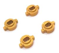Rc Modifiche Parti Per ZERO-Z Per MINI-Z MR-03 Conversione ruote Per ruote Per AWD Convertitore di aggiornamento in metallo(Yellow)