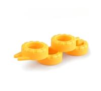 RC Modifiche Ricambi 100 Pz RC Drift Auto Giocattolo Accessori Per Mini Pista Per Le Corse Ostacolo Pista Per Strada Barriere Autostrada Splicing Blocco Stradale Strumento Di Scena(Yellow)