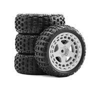 RC Modifiche Ricambi Per Arrma 2S Per Typhon Per Grom ARA2106 1/18 Little Typhoon Per Thunder God Ruota Per Rock Tire W215 Aggiornamento Per Auto RC Fuoristrada(WHITE)