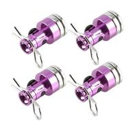 RC Modifiche Ricambi Per Traxxas Per HSP Per Sakura Per Redcat 1/10 4 Pezzi Stealth Corpo Invisibile Post Mount Contatto Shell Colonna + Pinze RC Drift Car(Purple)