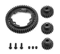 RC Modifiche Ricambi Per Traxxas Per X-Maxx 1/10 Per E-Revo 2.0 Per VXL Per Maxx 1/5 4 Pezzi Acciaio 46T+18T+20T+22T Aggiornamenti(52T)