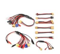 RC Multi Battery Adapter Cable, 4 in 1/8 in 1/11 in 1 con Banana/T-Plug/XT30/XT60/XT90/TRX/, convertitore universale per IMAX B6 B6AC (XT60 F a TRX 10 cm)