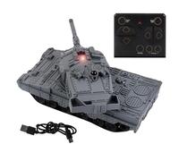 RC Panzer 2.4GHz - Modello Ricaricabile Con Funzione Di Rotazione A 360 ° | Giocattoli Da Combattimento A Infrarossi | Veicolo Controllato A Distanza Per Bambini, Adulti, All'aperto, Hobby, Razza, Reg