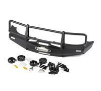 RC Paraurti Compatibile Con LC80 RUN80 1/10 RC Per Rock Crawler Per Telaio Kit Paraurti Anteriore Bull Bar In Metallo Saldato A Mano