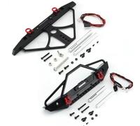 Rc Paraurti Supporto Anteriore Paraurti Posteriore Bull Bar Con Luce Plastica Dura Per Axial Per SCX10 Per Traxxas Per TRX4 90046 AXI03007 1/10 RC Auto Parti Aggiornamento