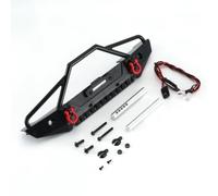 Rc Paraurti Supporto Anteriore Paraurti Posteriore Bull Bar Con Luce Plastica Dura Per Axial Per SCX10 Per Traxxas Per TRX4 90046 AXI03007 1/10 RC Auto Parti Aggiornamento