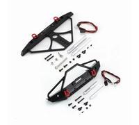 Rc Paraurti Supporto Kit Paraurti Anteriore Posteriore Bull Bar Con Luce Per TRX4 Per SCX10 1/10 Plastica Dura RC Auto Parti Aggiornamento Modello Accessorio Riparazione