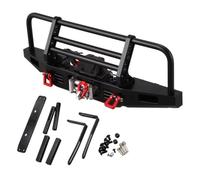 Rc Paraurti Supporto Paraurti Anteriore Con Verricello Metallo Per Traxxas Per TRX4 Per Axial Per SCX10 II 90046 1/10 Sistema Controllo Remoto RC Parti Aggiornamento