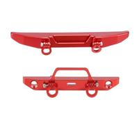 Rc Paraurti Supporto Per Axial Per SCX24 AXI00005 Per Gladiator 1/24 Anteriore Lega Metallo Paraurti Posteriore Con Gancio Traino 2 Pz RC Auto Aggiornamenti Accessori