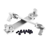 Rc Paraurti Supporto Per RGT 86100 86110 FTX5579 1/10 Lega Anteriore Paraurti Posteriore Supporti 2 Pz RC Auto Parti Accessori Componenti Ricambio Sostituzioni(Silver)